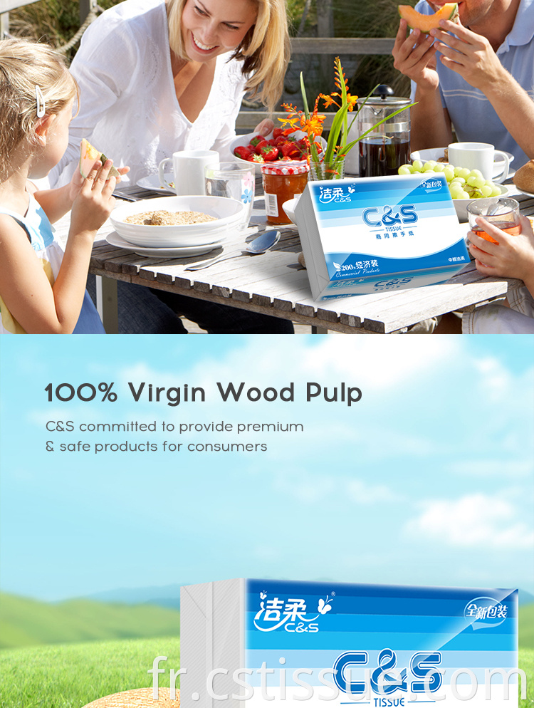 200 serviettes 100% Virgin Wood Pulp Fragrance Free White White Multifold Paper Towel